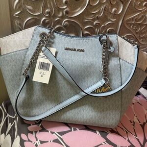 Michael Kors Powder Blue & White Brand New with tags !